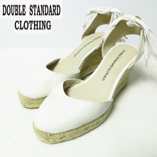 ダブルスタンダードクロージング(DOUBLE STANDARD CLOTHING)のほぼ未使用 ダブルスタンダードクロージング レースアップサンダル 約24.5㎝(サンダル)