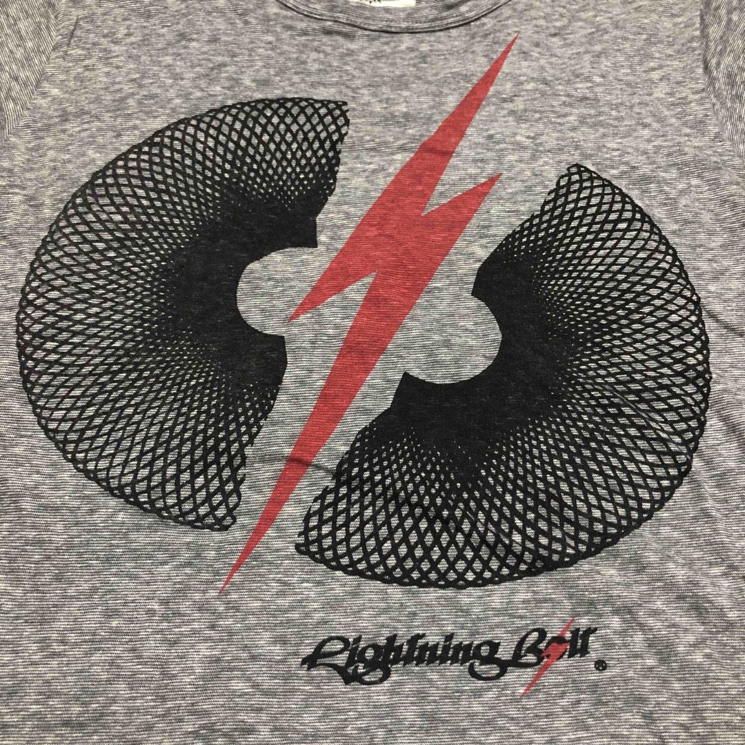 Lightning Bolt(ライトニングボルト)の【日本製】DELTA×Lightning Bolt WネームプリントTシャツ M メンズのトップス(Tシャツ/カットソー(半袖/袖なし))の商品写真