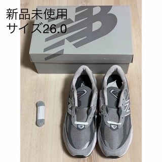 ニューバランス(New Balance)の【新品】ニューバランス　990v6グレー　サイズ26センチ(スニーカー)