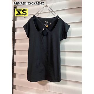 アルマーニエクスチェンジ(ARMANI EXCHANGE)の【美品♡】ARMANI EXCHANGE 半袖　Tシャツ　タイト　チャーム(Tシャツ(半袖/袖なし))