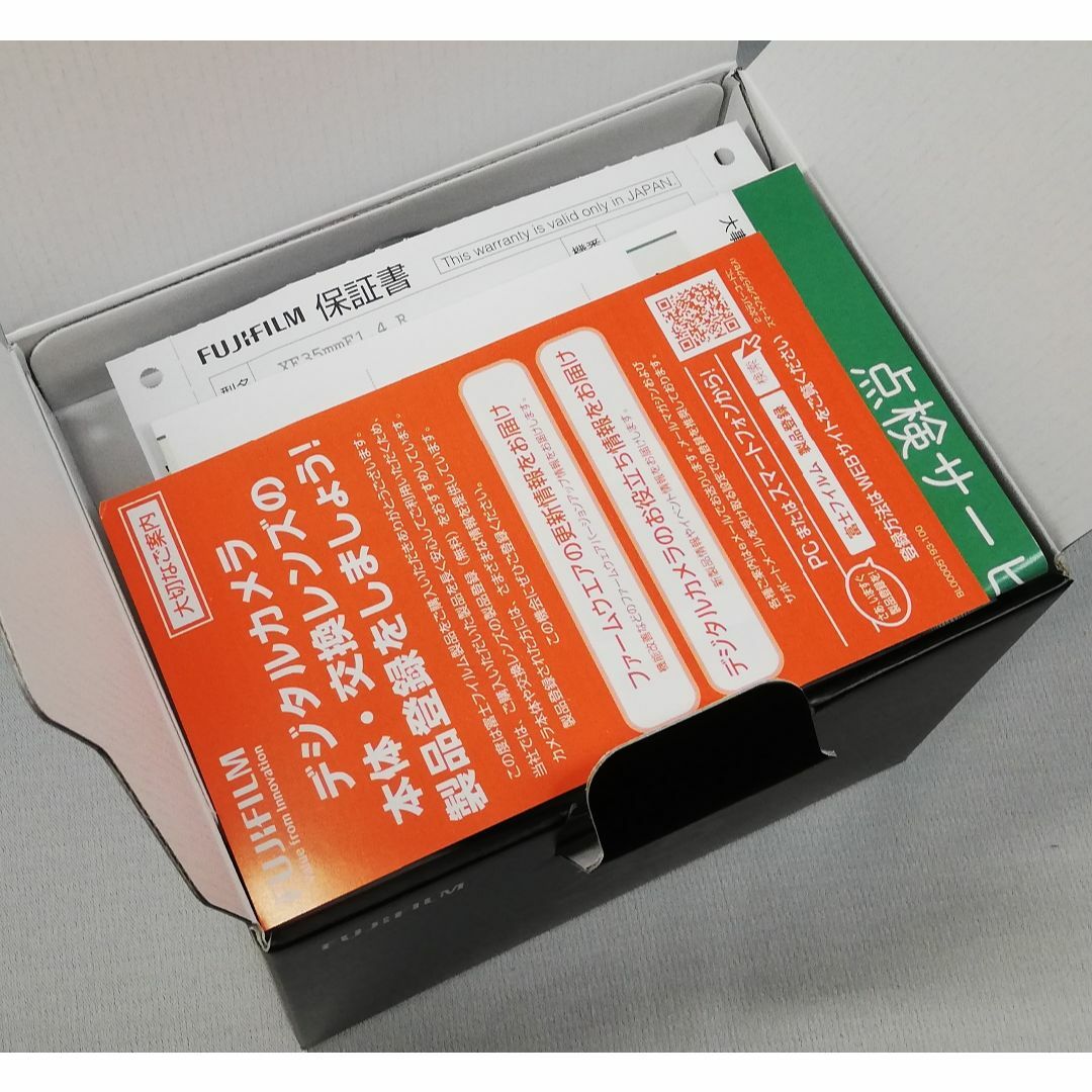 新品 フジ XF 35ｍｍ F1.4 R 1年保証 キタムラ購入 メタルフード