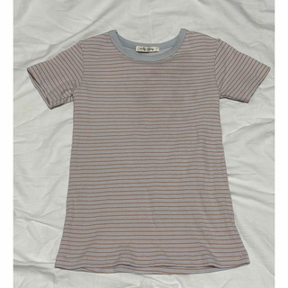 monmimi 韓国子供服 ボーダー Tシャツ(Tシャツ/カットソー)