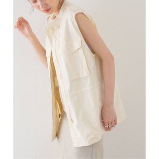 プラージュ(Plage)の新品　Plage vintage like satin ベスト　ナチュラル(ベスト/ジレ)