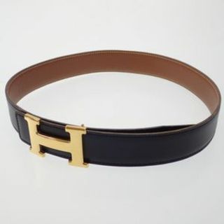 エルメス(Hermes)のエルメス レザーベルト コンスタンス Hバックル ゴールド金具【AFI3】(ベルト)