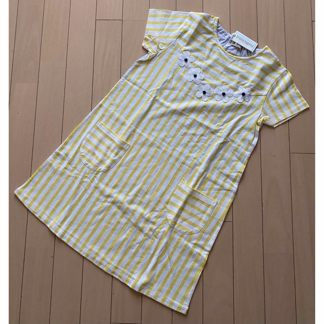 KP(ニットプランナー)のKP トロワラパン ボーダーワンピース 140 キッズ/ベビー/マタニティのキッズ服女の子用(90cm~)(ワンピース)の商品写真