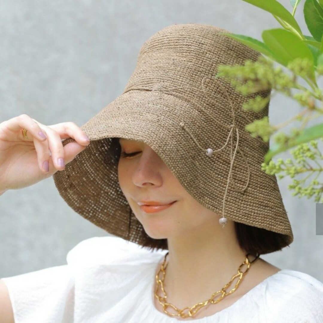 【MADE IN MADA/メイドインマダ】CYRIL HAT レディースの帽子(麦わら帽子/ストローハット)の商品写真