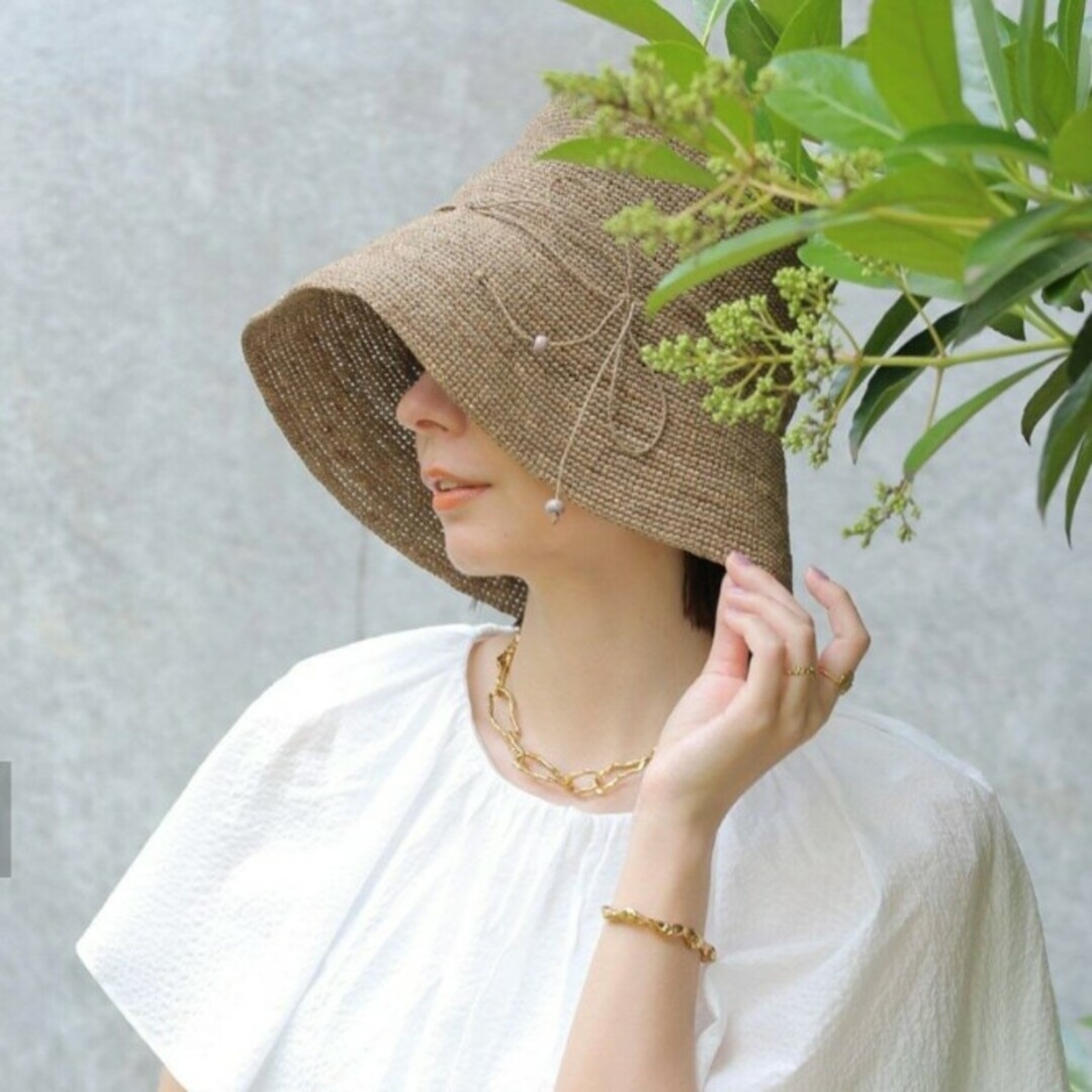 【MADE IN MADA/メイドインマダ】CYRIL HAT レディースの帽子(麦わら帽子/ストローハット)の商品写真