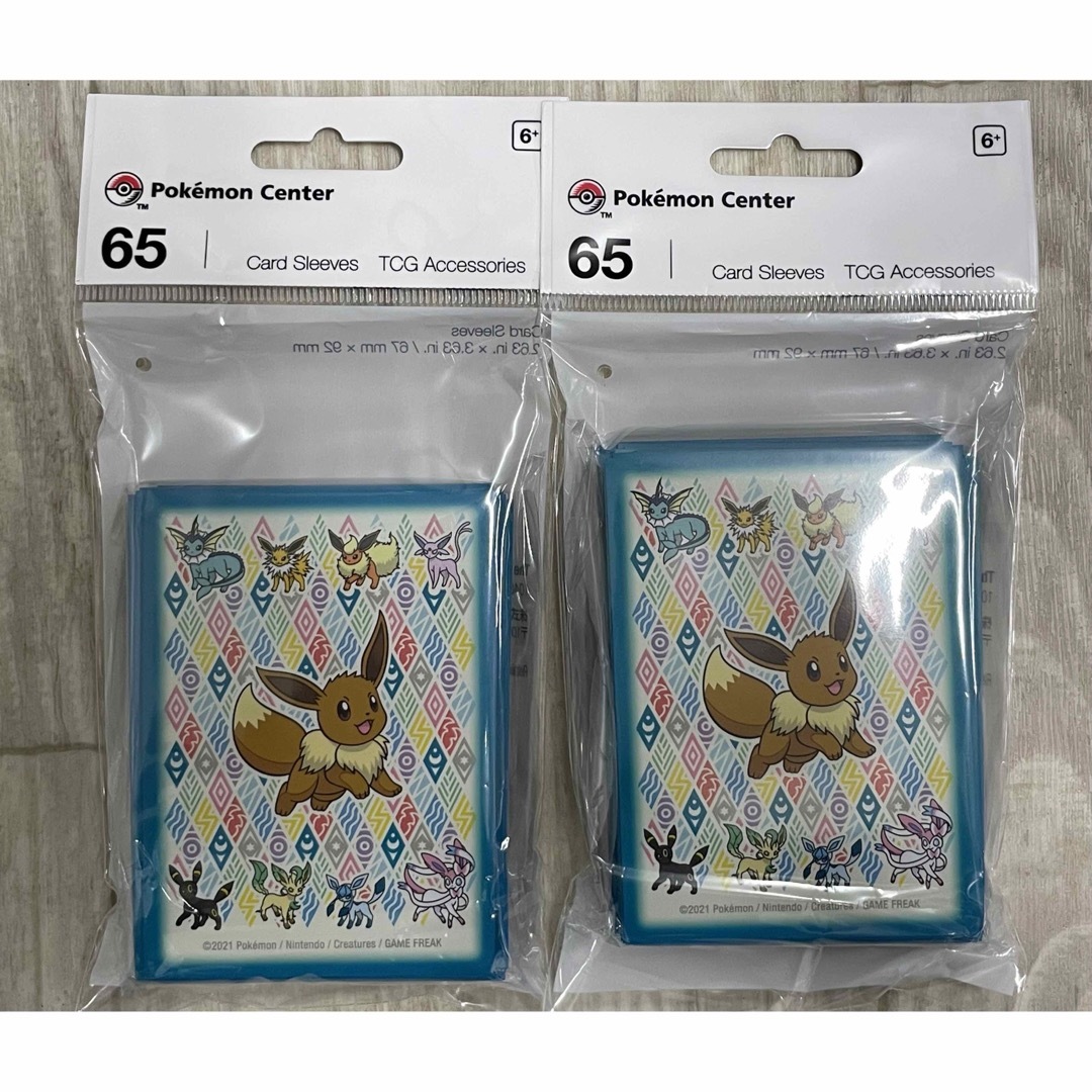 ポケモン(ポケモン)のWCS 2023 横浜 限定販売グッズ デッキシールド ブイズ 2点セット エンタメ/ホビーのトレーディングカード(カードサプライ/アクセサリ)の商品写真