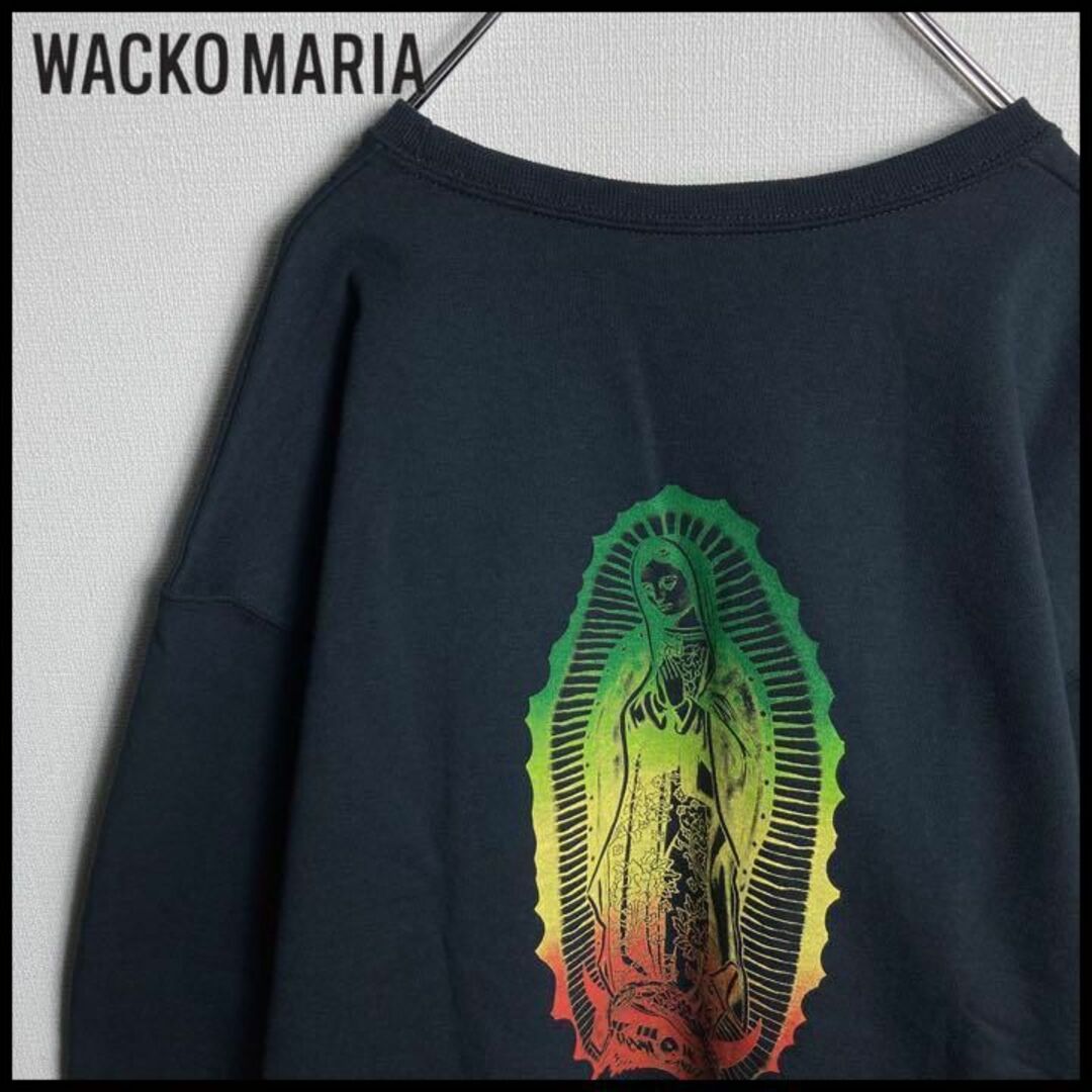 極美品 WACKO MARIA クルーネックスウェットシャツ XL