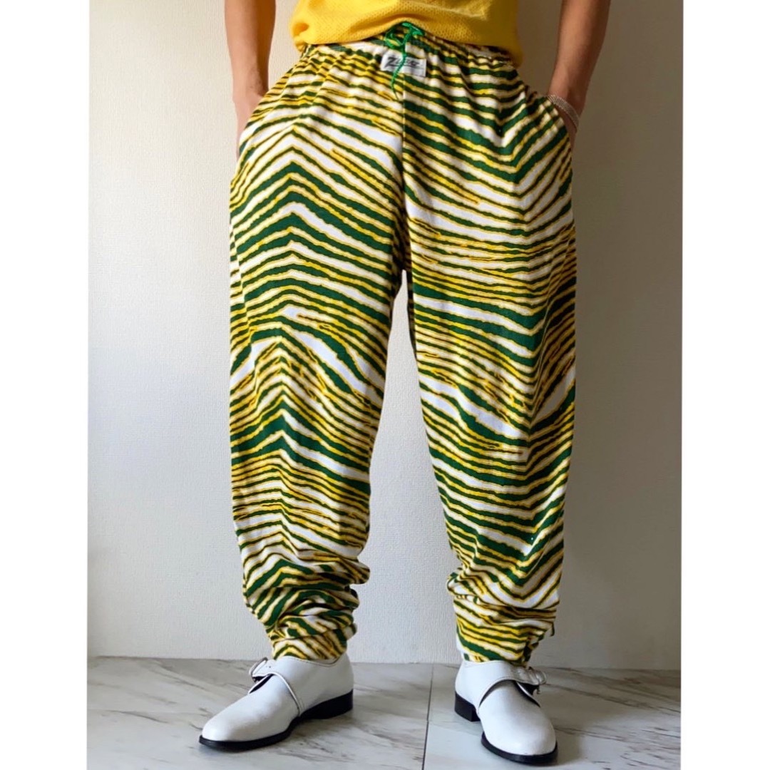 vintage 90s usa製 zubaz ゼブラストライプ バギーパンツの通販 vintage 90s usa製 zubaz ゼブラストライプ バギーパンツの通販