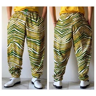 vintage 90s usa製 zubaz ゼブラストライプ バギーパンツ(スラックス)