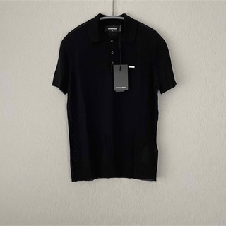 DSQUARED2 - 【新品】DSQUARED2 ブラック シースルー ポロシャツの通販