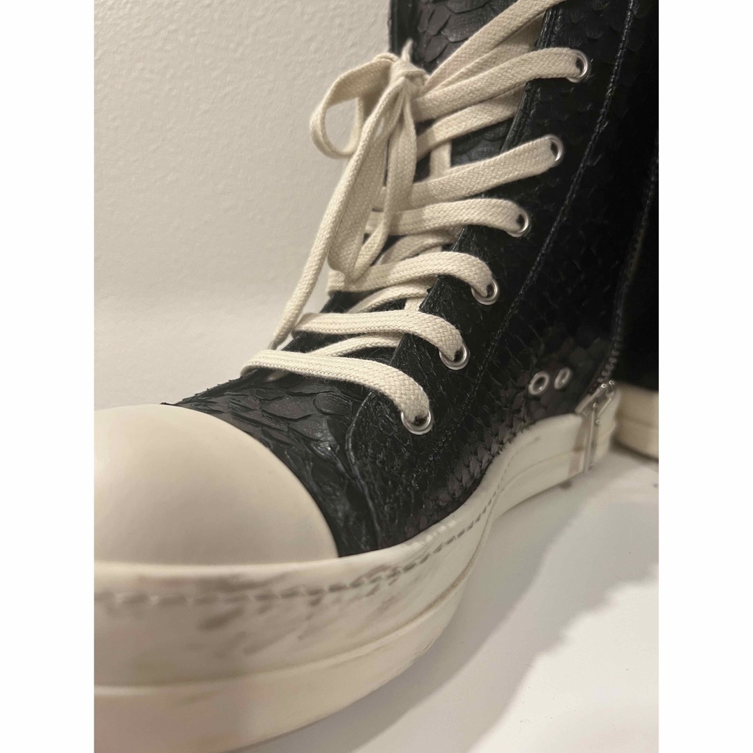 Rick Owens RAMONES パイソンレザースニーカー 42-