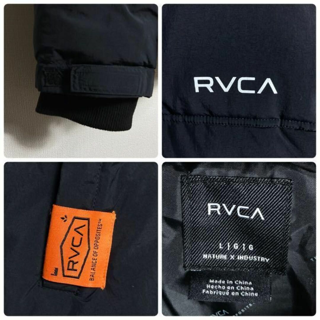 【大幅値下げ】☆新品未使用☆RVCA ルーカ ビッグロゴ ダウンジャケット L