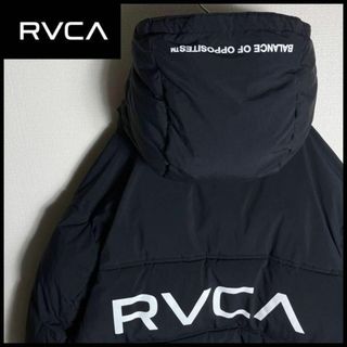 【大幅値下げ】☆新品未使用☆RVCA ルーカ ビッグロゴ ダウンジャケット L