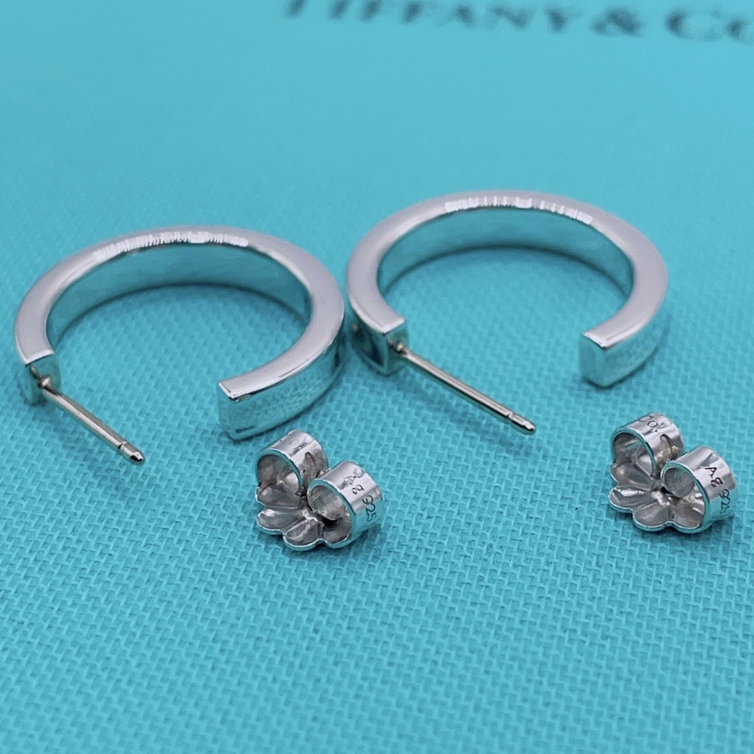 Tiffany Co. ピアス ナロー 1837 シルバー - 通販 - csa.sakura.ne.jp