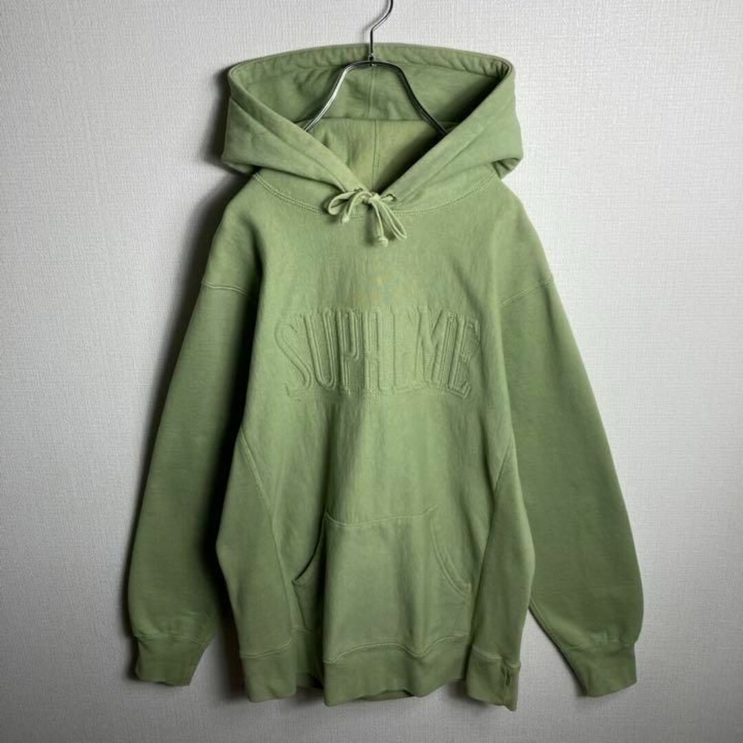 Supreme - 【人気カラー】シュプリーム ビッグ刺繍ロゴ入りパーカー