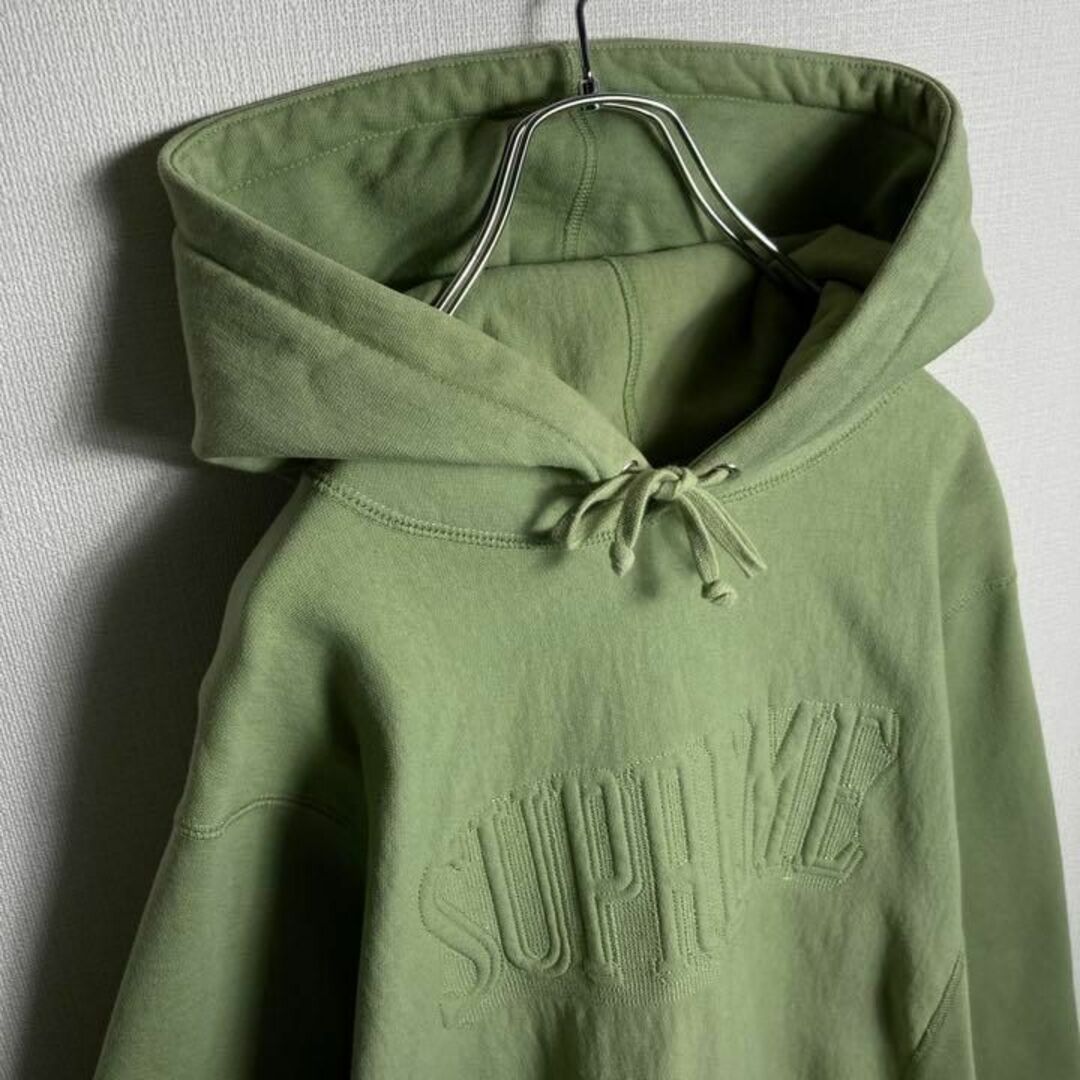 Supreme - 【人気カラー】シュプリーム ビッグ刺繍ロゴ入りパーカー