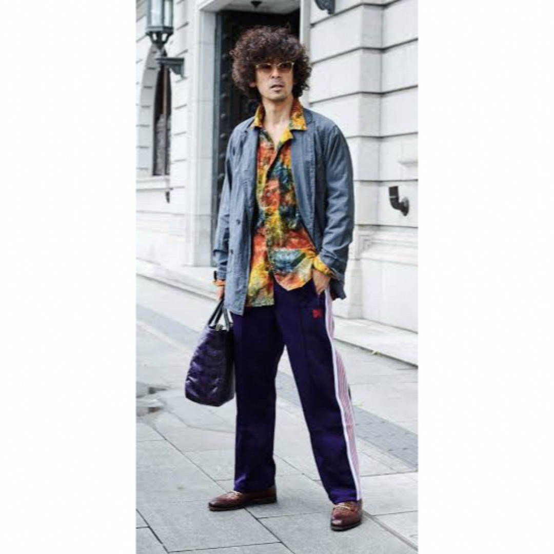 Needles(ニードルス)のNEEDLES Track Pant - Poly Smooth Purple メンズのパンツ(その他)の商品写真