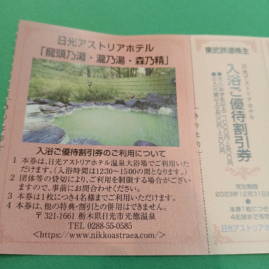 【3枚】東武ワールドスクウェア割引券3枚＋αおまけ チケットの施設利用券(遊園地/テーマパーク)の商品写真