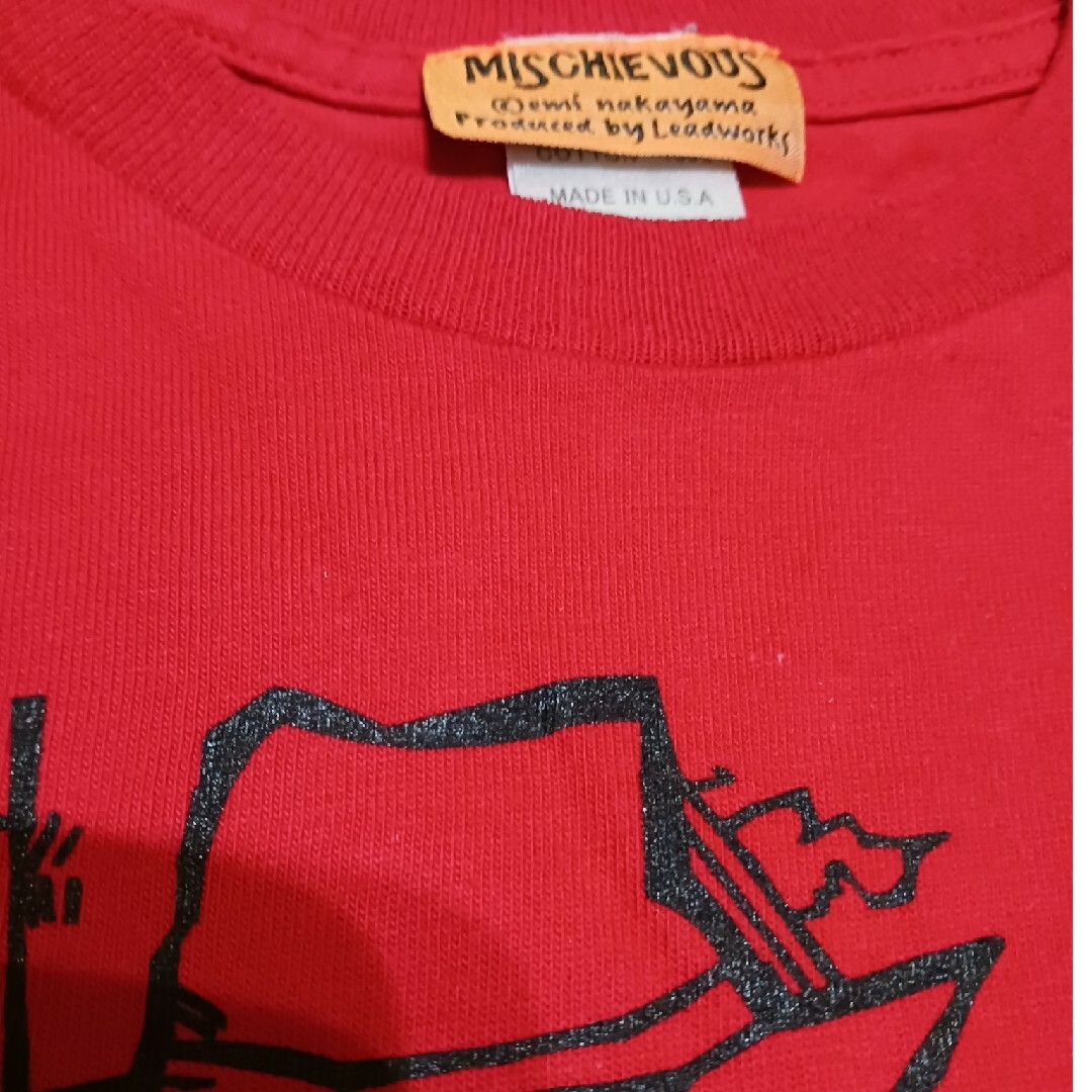 古着屋購入MISCHIEVOUS  USA製品　Tシャツ レディースのトップス(Tシャツ(半袖/袖なし))の商品写真