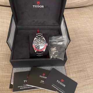 チュードル(Tudor)のチューダー　ブラックベイ　GMT(腕時計(アナログ))