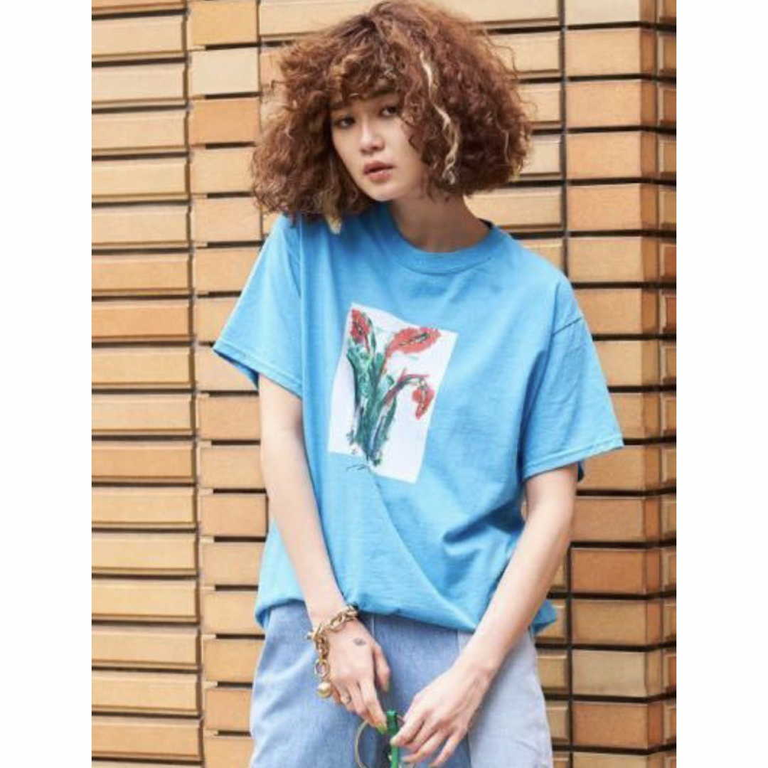 MAISON SPECIAL - MAISON SPECIAL フラワードローイングTシャツ