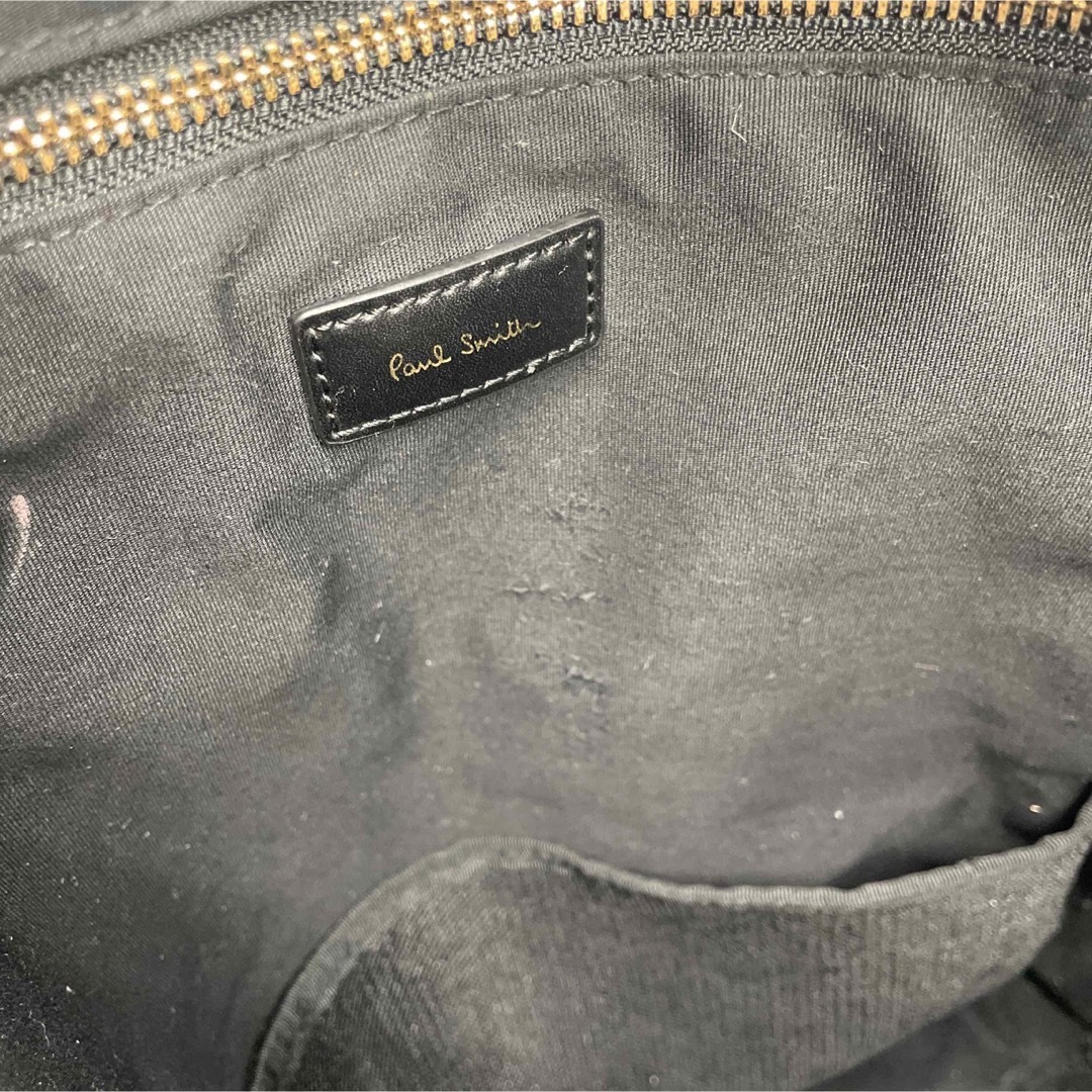 Paul Smith(ポールスミス)の美品 ポールスミス マルチストライプ リュック バックパック A4/PC収納 黒 メンズのバッグ(バッグパック/リュック)の商品写真