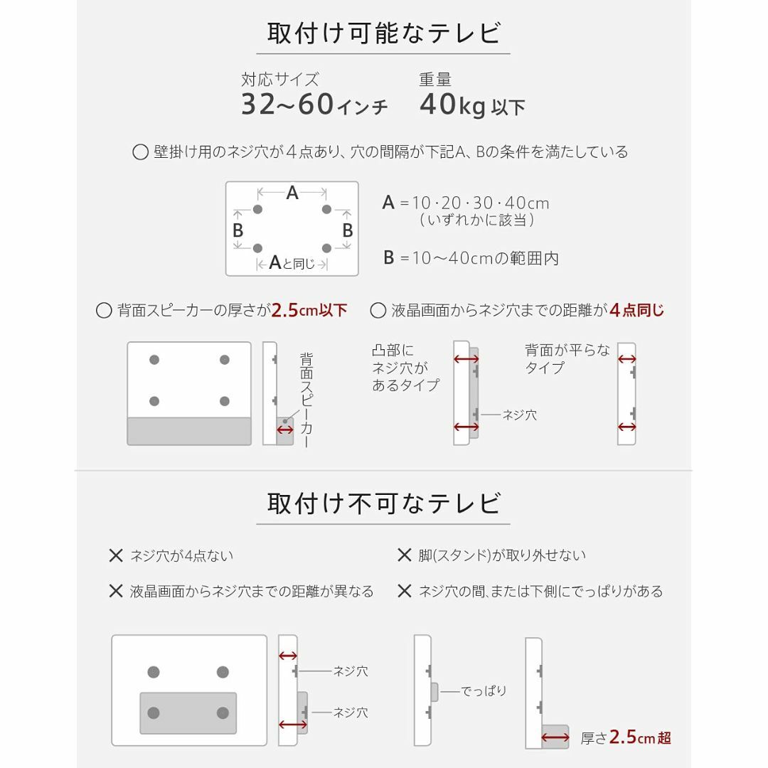 【色: ウォールナット】WALL テレビスタンド テレビ台 壁寄せテレビスタンド