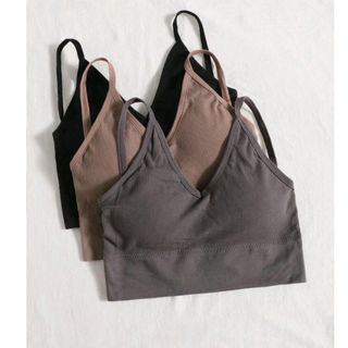 ザラ(ZARA)のSHEIN ブラジャー ブラレット ブラトップ ノンワイヤー 背中見せブラ(ブラ)