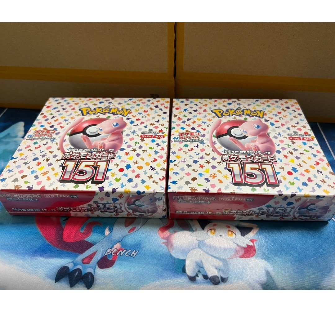 Box/デッキ/パックポケモンカード151 シュリンク付 2BOX