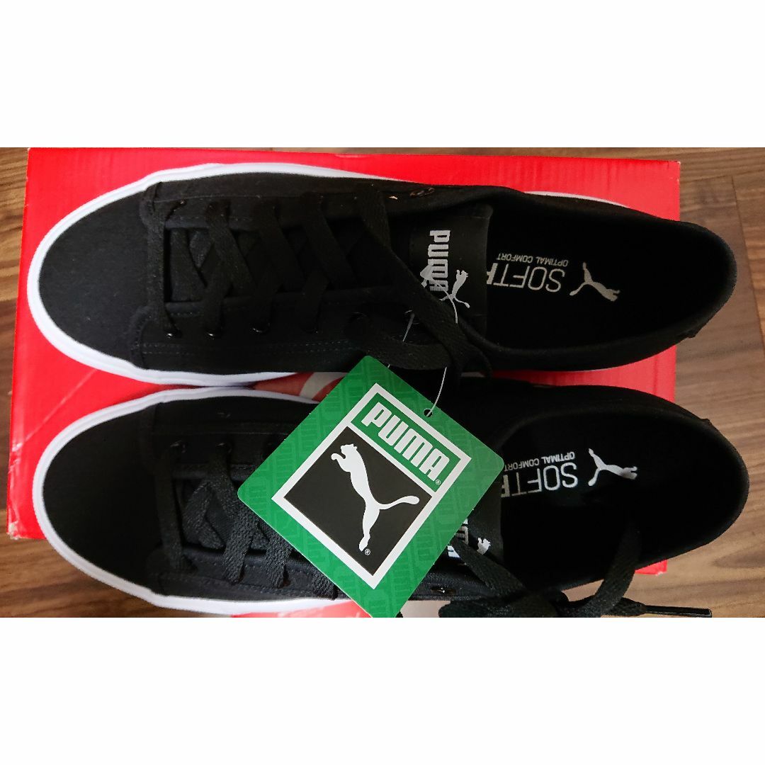 PUMA プーマ バリ キャット キャンバス スニーカー 黒 28.0cm 新品