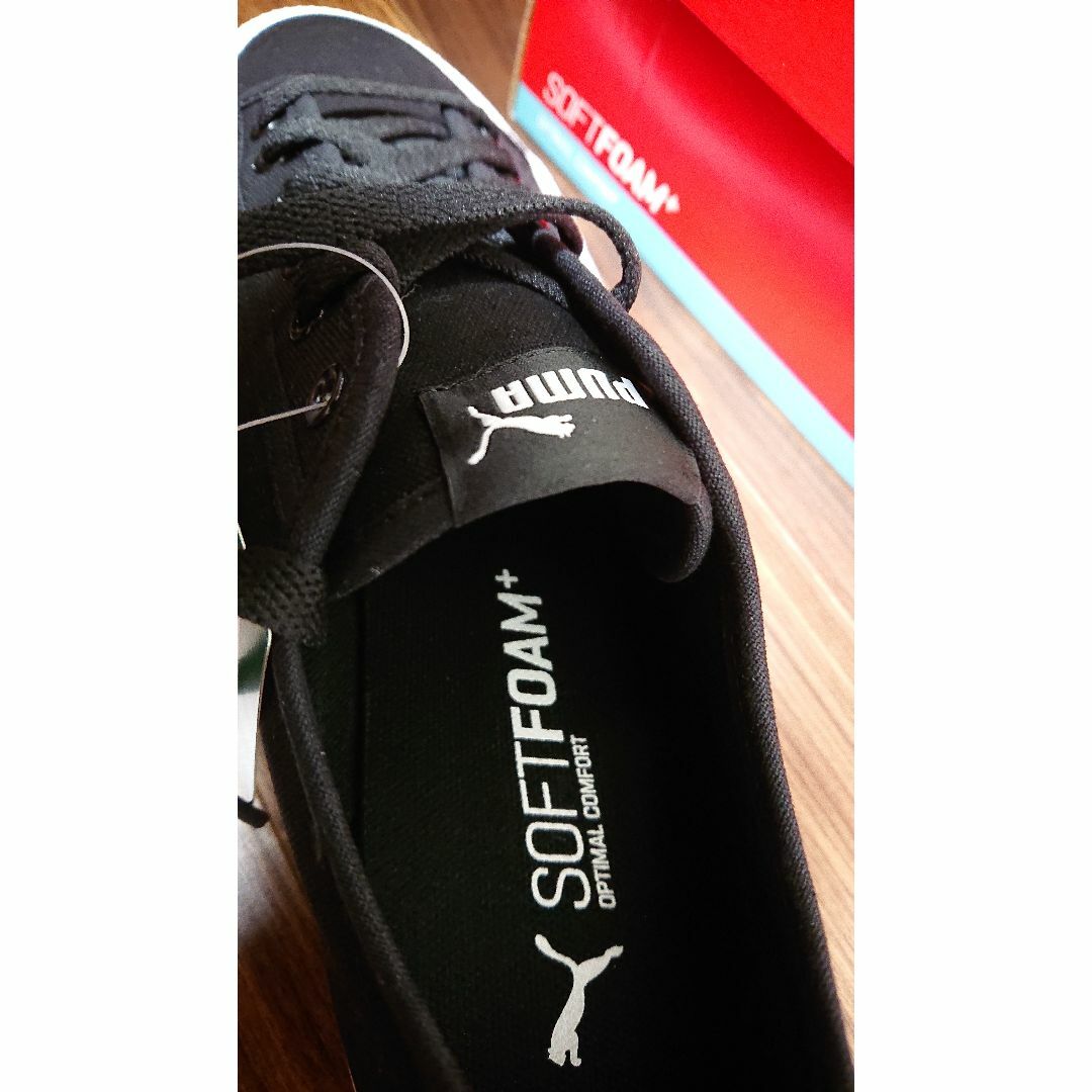 PUMA プーマ バリ キャット キャンバス スニーカー 黒 28.0cm 新品