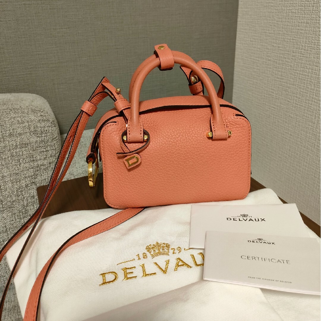 Delvaux クールボックスナノハンドバッグ