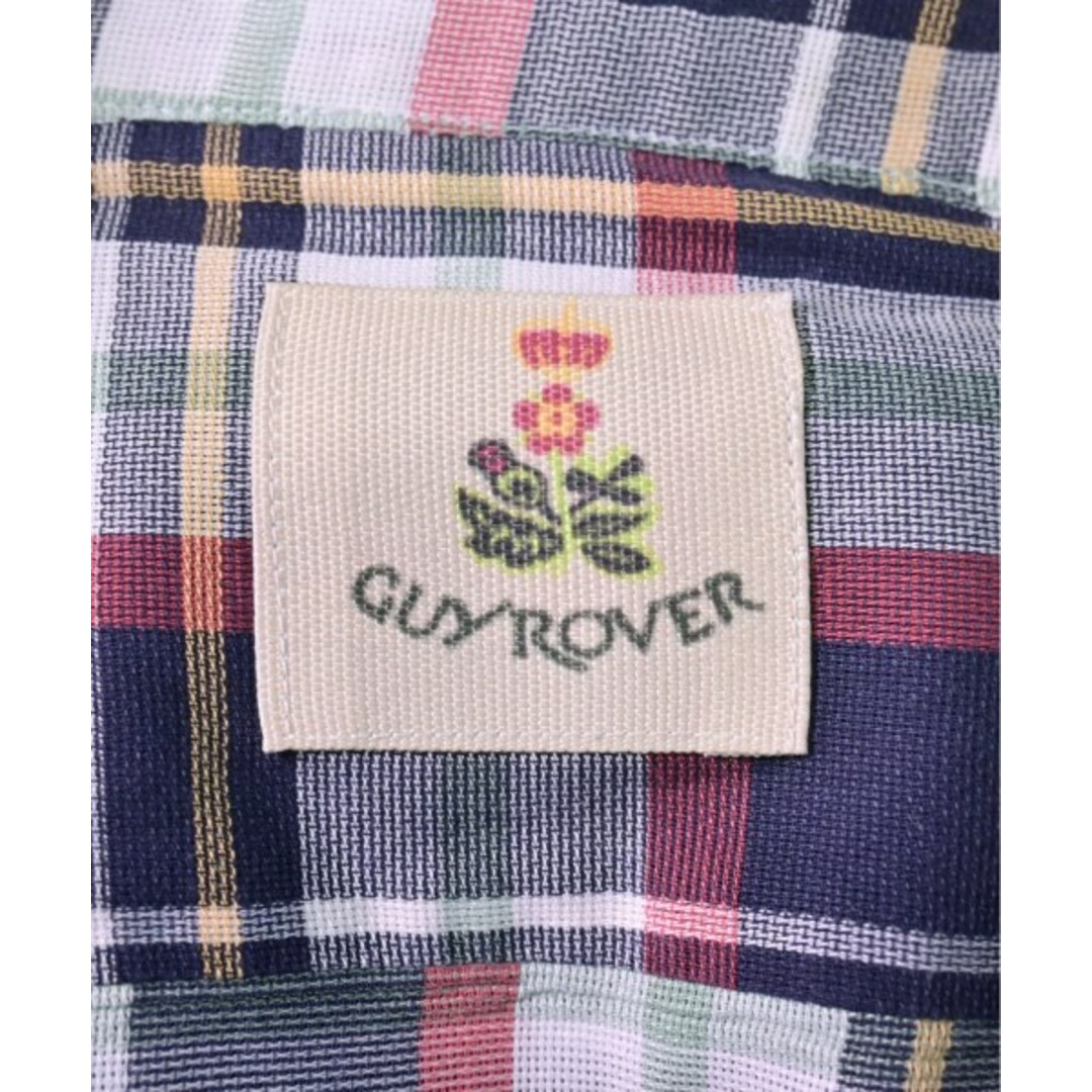 【定番】ギローバー　白紺赤チェックシャツ　GUY ROVER