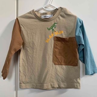 スラップスリップ(SLAP SLIP)の胸ポケット付き長袖Tシャツ(Tシャツ/カットソー)