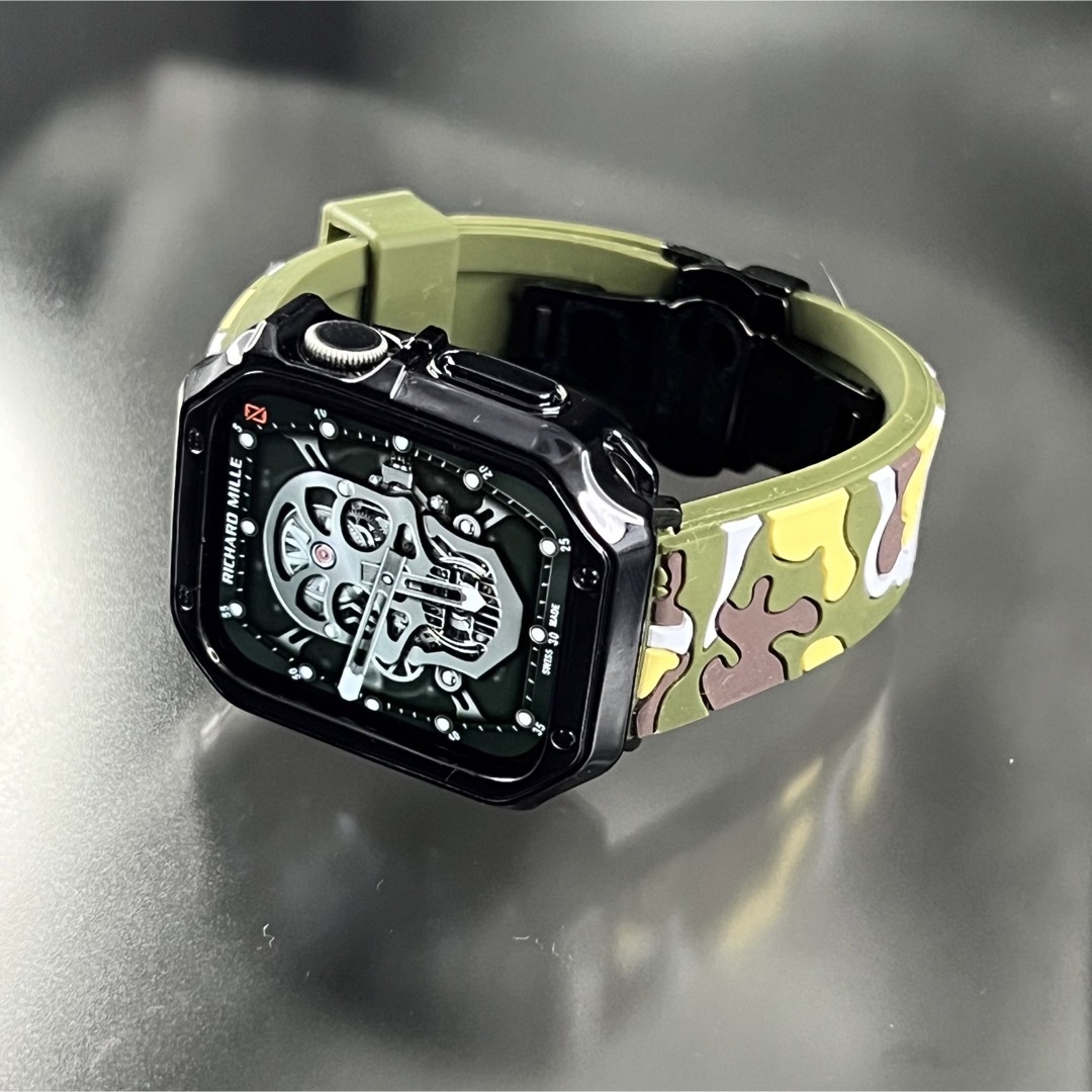 Apple Watch   アップルウォッチ ブラックハードケースカモフラージュ