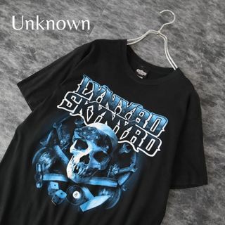 アートヴィンテージ(ART VINTAGE)の【LYNYRD SKYNYRD】バンド ロゴ プリント Tシャツ 黒 L バンT(Tシャツ/カットソー(半袖/袖なし))