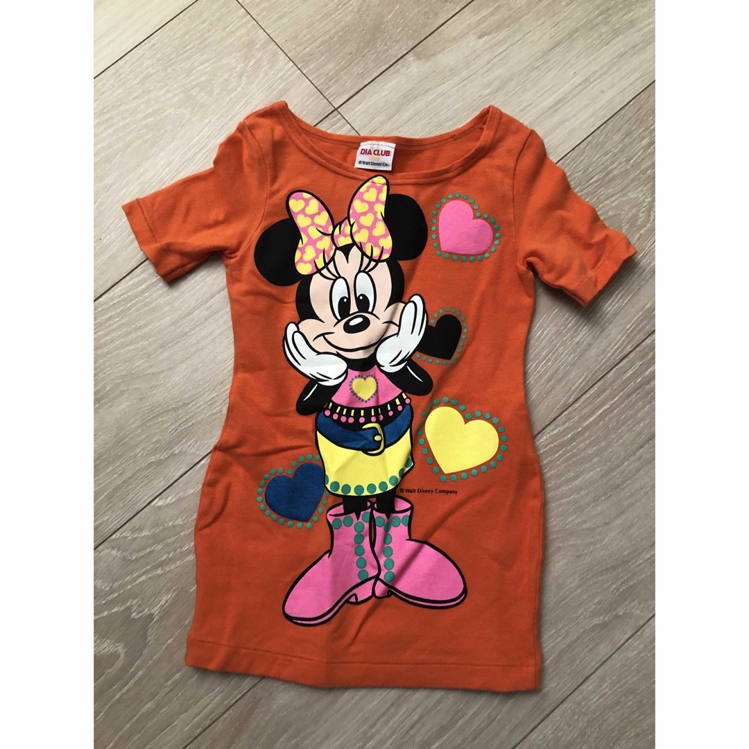 ミニーちゃん　Ｔシャツ キッズ/ベビー/マタニティのキッズ服女の子用(90cm~)(Tシャツ/カットソー)の商品写真