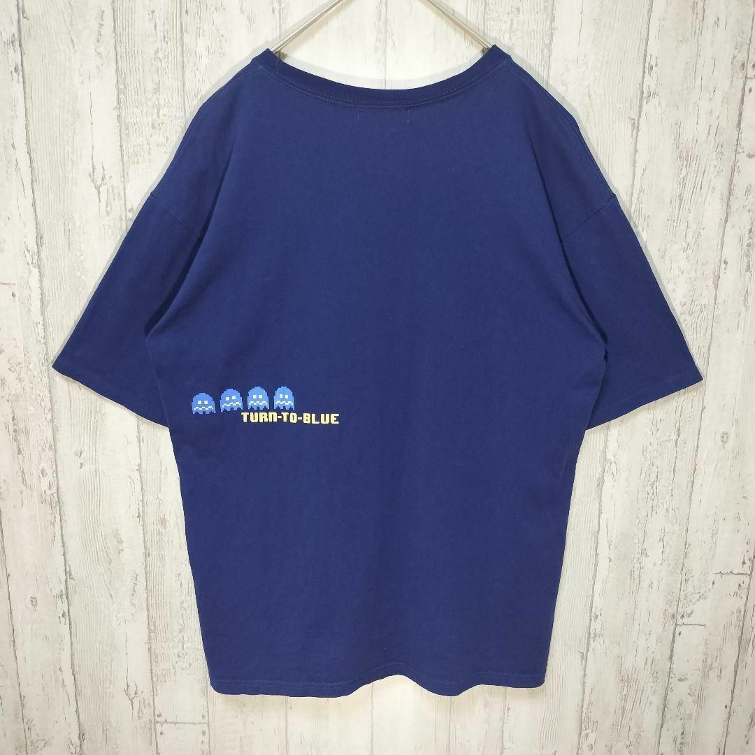 BANDAI(バンダイ)のパックマン　ゲームTシャツ　BANDAI　ドット絵　レトロデザイン　ゆるダボ メンズのトップス(Tシャツ/カットソー(半袖/袖なし))の商品写真