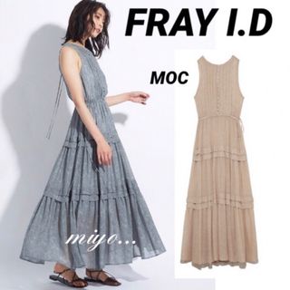 フレイアイディー(FRAY I.D)のFRAY I.D/ジャガードノースリワンピース(ロングワンピース/マキシワンピース)