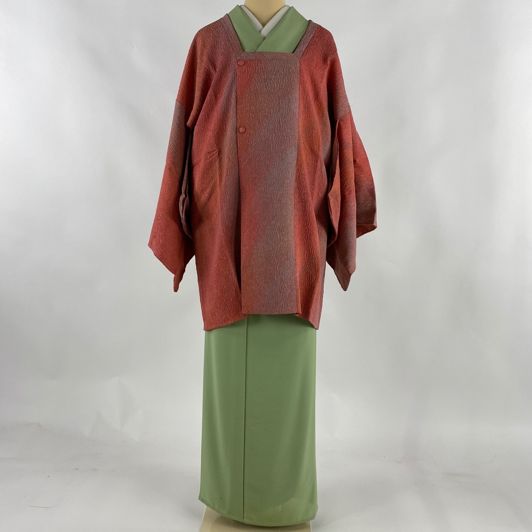 道中着 美品 名品 身丈103cm 裄丈68cm 正絹