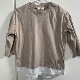 レイヤード風 長袖Tシャツ(Tシャツ/カットソー)
