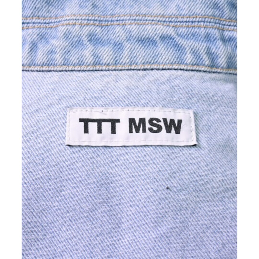 TTT_MSW ティー デニムジャケット M 青(デニム) 【古着】【中古】の