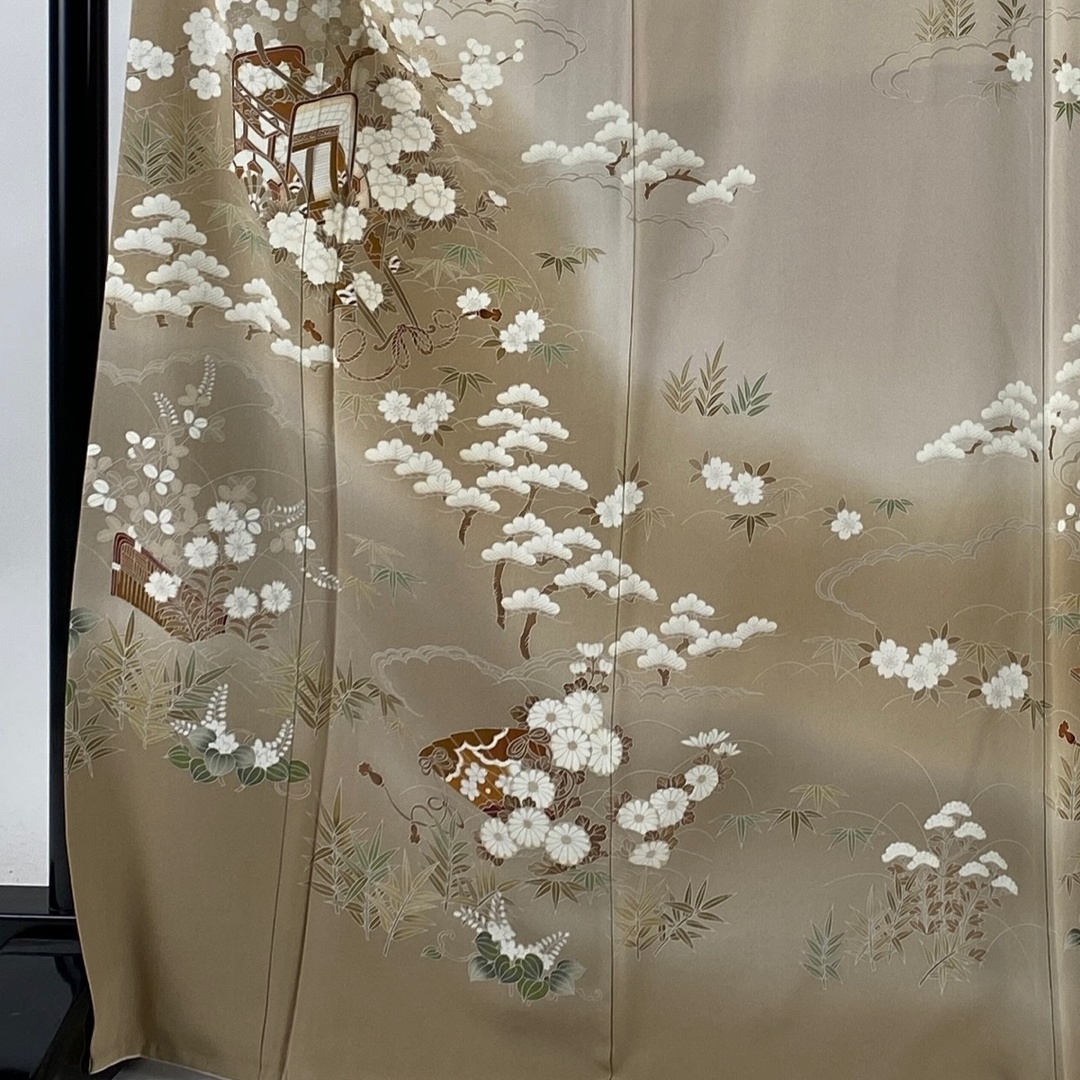 訪問着 身丈167cm 裄丈65.5cm 正絹 美品 秀品 【中古】