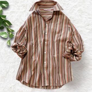 ポールスミス(Paul Smith)の【美品】ポールスミス マルチストライプ シャツ ブラウス 40(シャツ/ブラウス(長袖/七分))