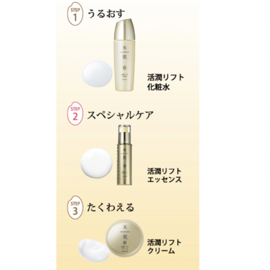 【SALE】米肌　活潤リフト化粧水　エッセンス　クリーム3セット　マイハダ 3