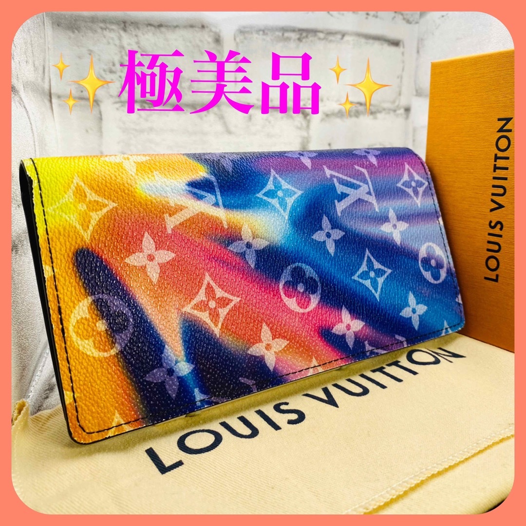 ルイヴィトン ポルトフォイユ・ブラザ モノグラムサンセット 二つ折り