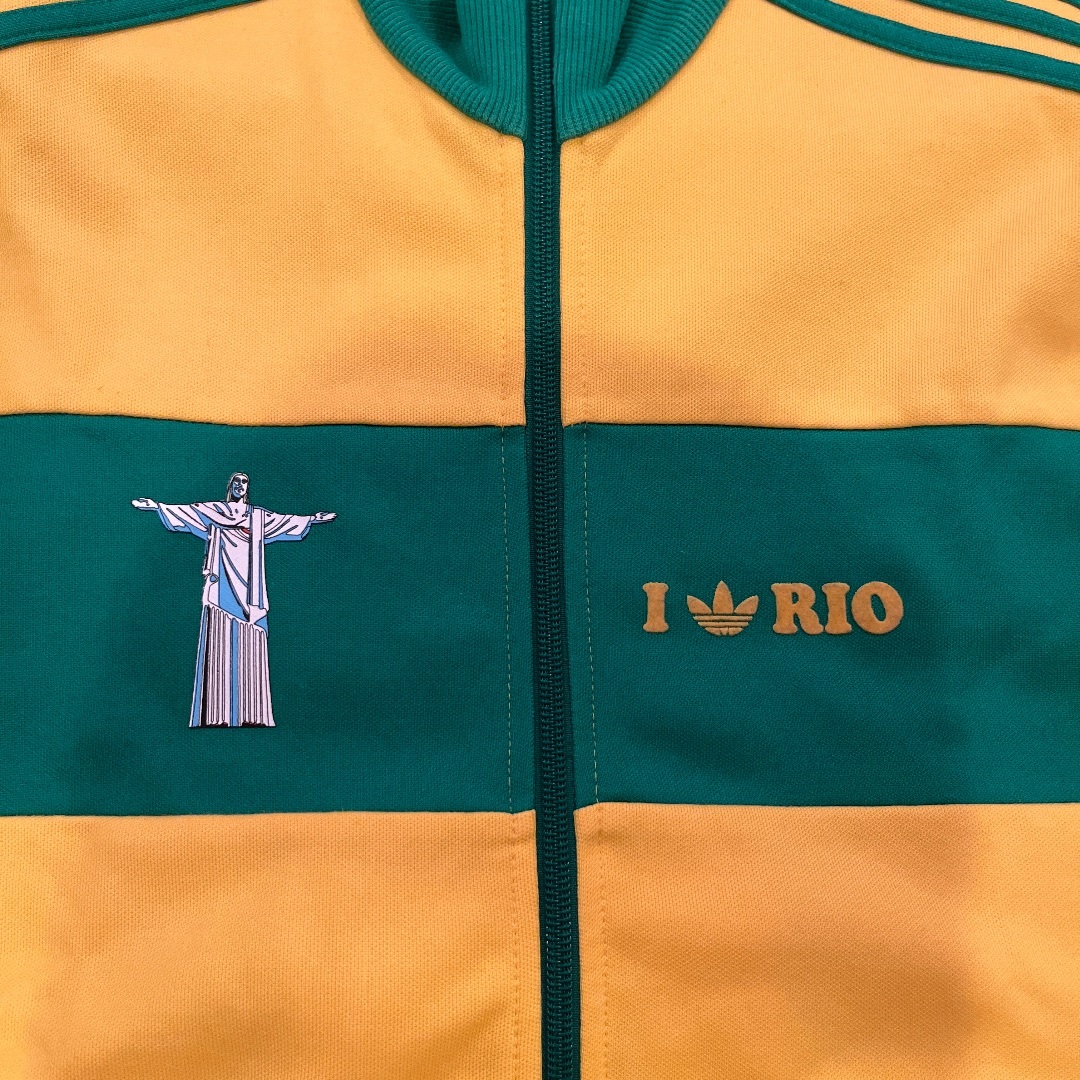 アディダス　トラックジャケット　ブラジル　ロゴ刺繍　698/2006　サッカー