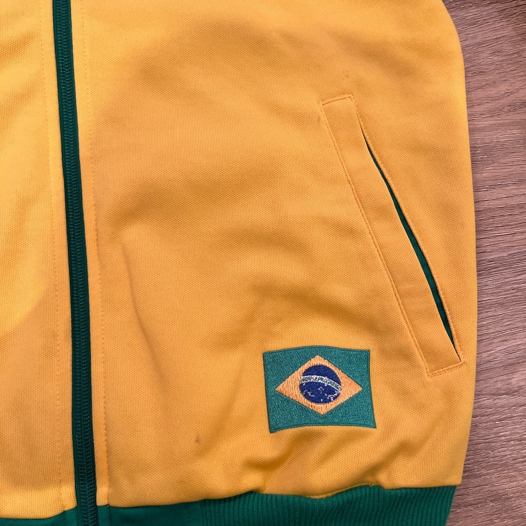 アディダス　トラックジャケット　ブラジル　ロゴ刺繍　698/2006　サッカー